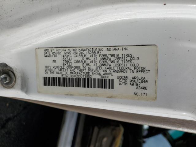 Photo 11 VIN: 5TBRT38162S313852 - TOYOTA TUNDRA 