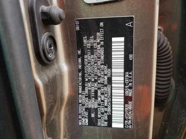 Photo 11 VIN: 5TBRV54157S468802 - TOYOTA TUNDRA DOU 