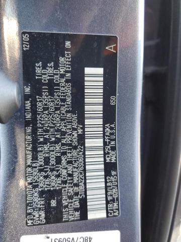 Photo 12 VIN: 5TDBA22C76S060422 - TOYOTA SIENNA XLE 