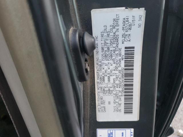 Photo 11 VIN: 5TDBA22C94S006892 - TOYOTA SIENNA XLE 