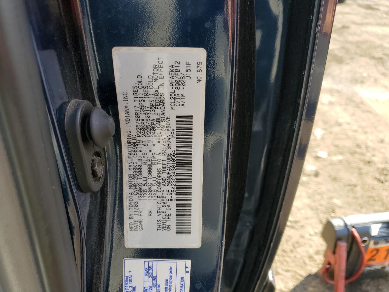 Photo 11 VIN: 5TDBA23C34S010564 - TOYOTA SIENNA 