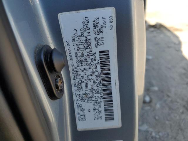 Photo 12 VIN: 5TDBA23C44S009682 - TOYOTA SIENNA 