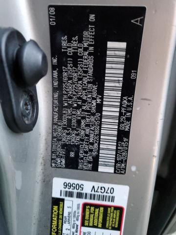 Photo 12 VIN: 5TDBK22C18S015170 - TOYOTA SIENNA 