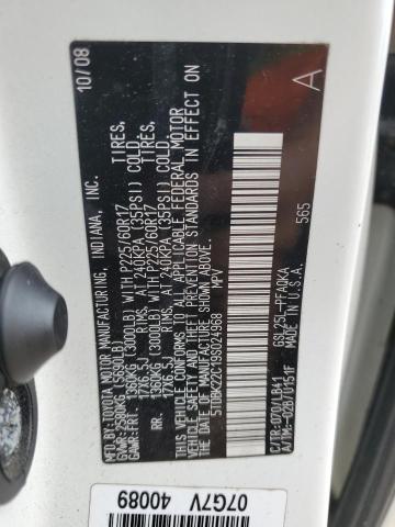 Photo 12 VIN: 5TDBK22C19S024968 - TOYOTA SIENNA XLE 