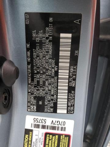 Photo 12 VIN: 5TDBK22C87S003046 - TOYOTA SIENNA XLE 