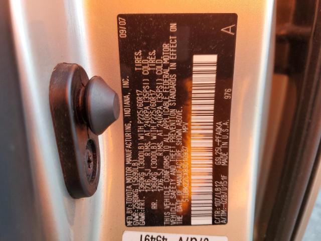 Photo 12 VIN: 5TDBK22CX8S010937 - TOYOTA SIENNA XLE 