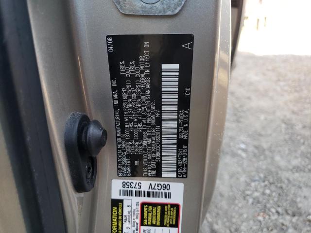 Photo 12 VIN: 5TDBK23C78S020114 - TOYOTA SIENNA LE 