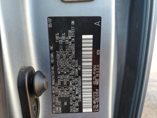 Photo 12 VIN: 5TDBK23C97S006004 - TOYOTA SIENNA LE 