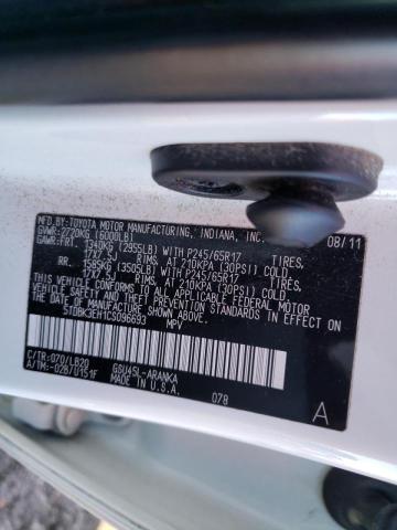 Photo 9 VIN: 5TDBK3EH1CS096693 - TOYOTA HIGHLANDER 