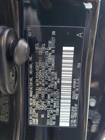 Photo 12 VIN: 5TDBK3EH2CS107071 - TOYOTA HIGHLANDER 