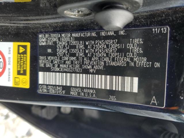 Photo 13 VIN: 5TDBK3EH4DS277823 - TOYOTA HIGHLANDER 