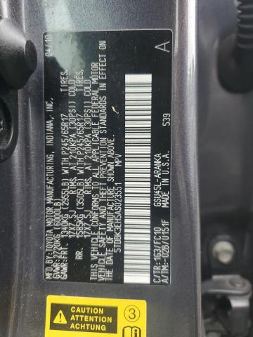 Photo 12 VIN: 5TDBK3EH5AS023551 - TOYOTA HIGHLANDER 