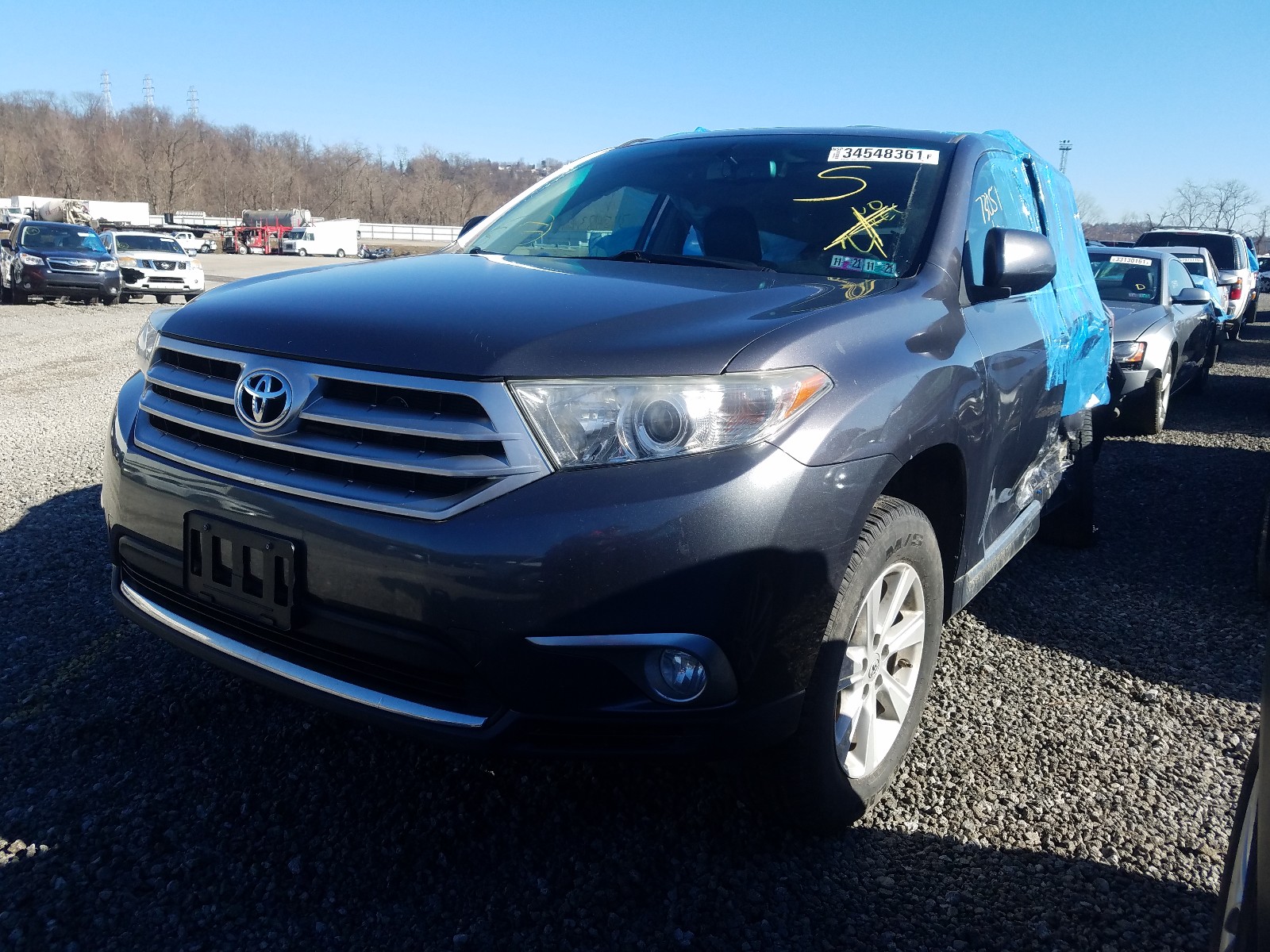 Photo 1 VIN: 5TDBK3EH6CS148156 - TOYOTA HIGHLANDER 