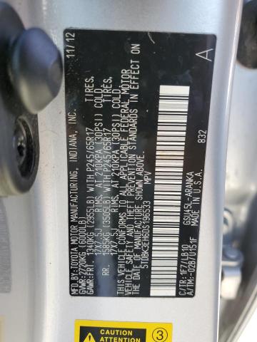 Photo 11 VIN: 5TDBK3EH6DS196533 - TOYOTA HIGHLANDER 