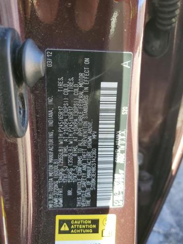 Photo 11 VIN: 5TDBK3EH8CS142360 - TOYOTA HIGHLANDER 