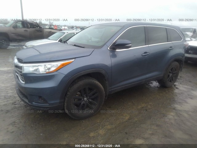 Photo 1 VIN: 5TDBKRFH0GS344634 - TOYOTA HIGHLANDER 