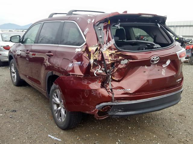 Photo 2 VIN: 5TDBKRFH1FS163086 - TOYOTA HIGHLANDER 