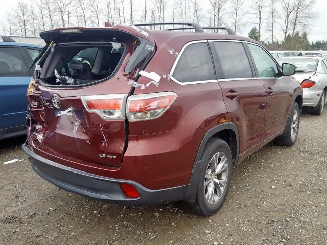 Photo 3 VIN: 5TDBKRFH1FS163086 - TOYOTA HIGHLANDER 