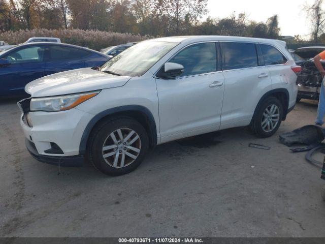 Photo 1 VIN: 5TDBKRFH2FS182617 - TOYOTA HIGHLANDER 