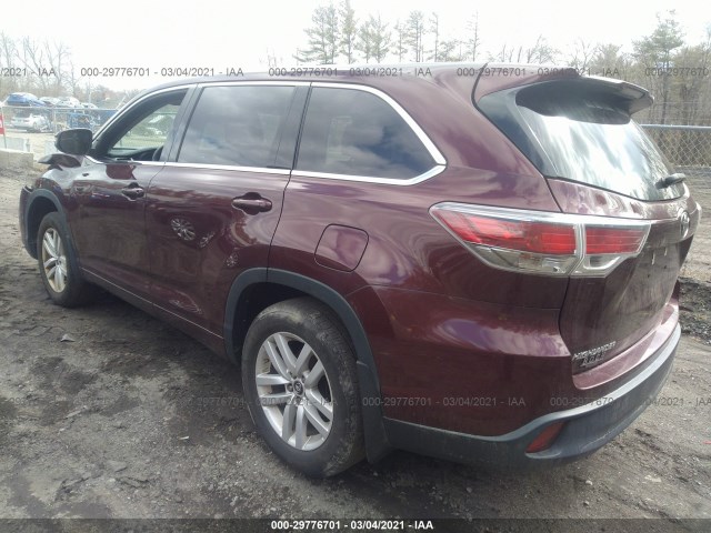 Photo 2 VIN: 5TDBKRFH2GS257978 - TOYOTA HIGHLANDER 