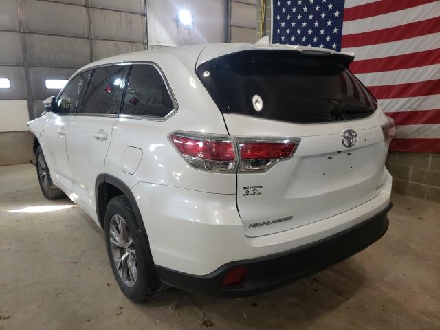 Photo 2 VIN: 5TDBKRFH2GS323316 - TOYOTA HIGHLANDER 