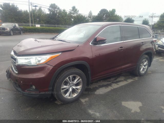 Photo 1 VIN: 5TDBKRFH2GS345087 - TOYOTA HIGHLANDER 