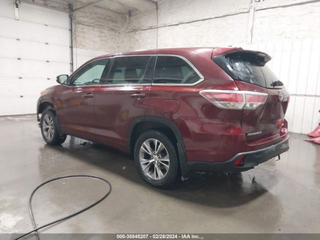 Photo 2 VIN: 5TDBKRFH3ES022129 - TOYOTA HIGHLANDER 