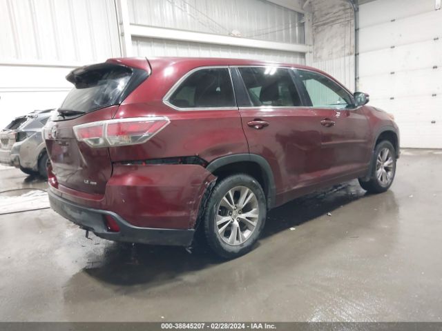 Photo 3 VIN: 5TDBKRFH3ES022129 - TOYOTA HIGHLANDER 