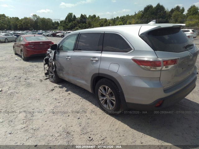 Photo 2 VIN: 5TDBKRFH3ES029727 - TOYOTA HIGHLANDER 