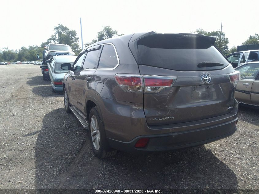 Photo 2 VIN: 5TDBKRFH3FS138125 - TOYOTA HIGHLANDER 