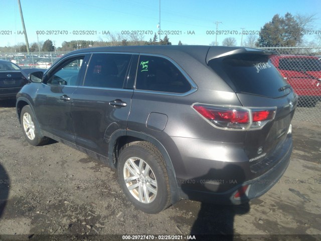 Photo 2 VIN: 5TDBKRFH3FS156740 - TOYOTA HIGHLANDER 