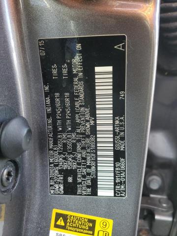 Photo 13 VIN: 5TDBKRFH3FS189382 - TOYOTA HIGHLANDER 