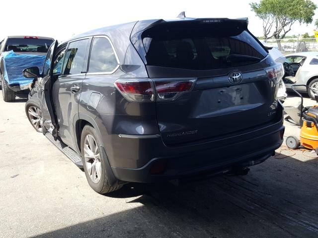 Photo 2 VIN: 5TDBKRFH3GS270240 - TOYOTA HIGHLANDER 