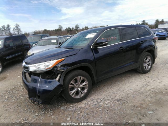 Photo 1 VIN: 5TDBKRFH3GS321977 - TOYOTA HIGHLANDER 