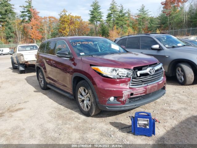 Photo 0 VIN: 5TDBKRFH4ES007865 - TOYOTA HIGHLANDER 