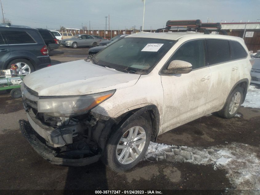 Photo 1 VIN: 5TDBKRFH4GS347004 - TOYOTA HIGHLANDER 