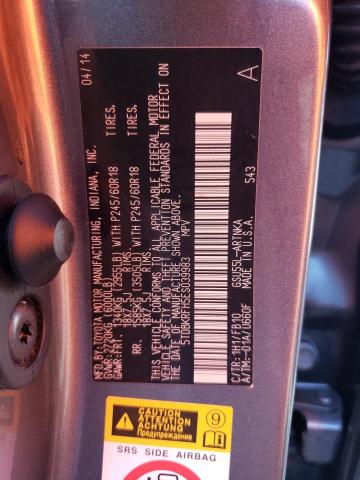 Photo 12 VIN: 5TDBKRFH5ES039983 - TOYOTA HIGHLANDER 