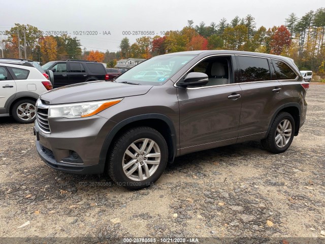 Photo 1 VIN: 5TDBKRFH5ES064060 - TOYOTA HIGHLANDER 