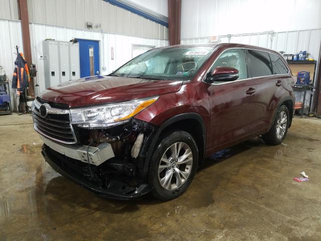 Photo 1 VIN: 5TDBKRFH5GS260647 - TOYOTA HIGHLANDER 