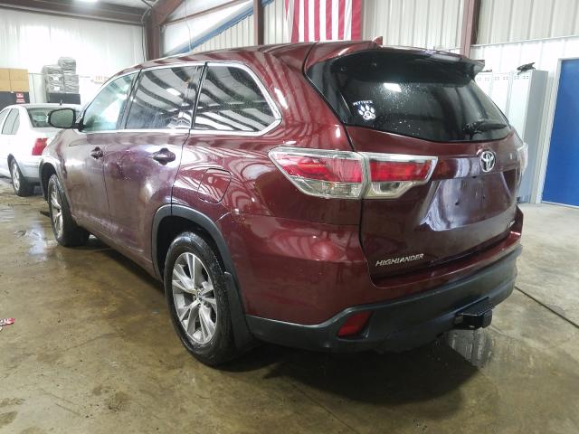 Photo 2 VIN: 5TDBKRFH5GS260647 - TOYOTA HIGHLANDER 