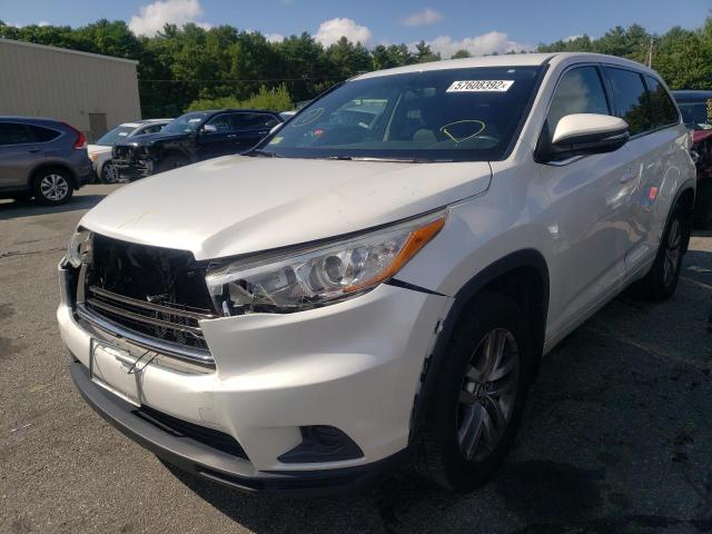 Photo 1 VIN: 5TDBKRFH5GS291705 - TOYOTA HIGHLANDER 