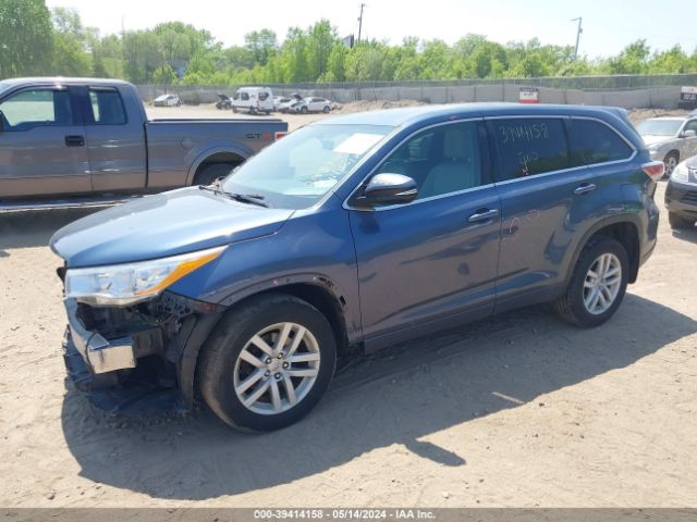 Photo 1 VIN: 5TDBKRFH7ES007830 - TOYOTA HIGHLANDER 