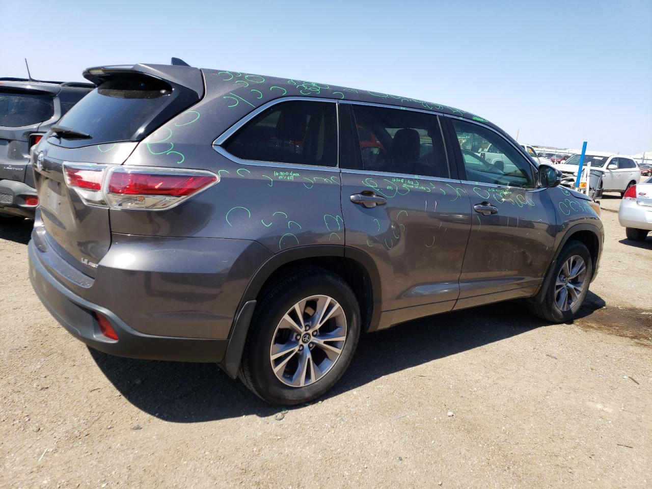 Photo 2 VIN: 5TDBKRFH7GS324509 - TOYOTA HIGHLANDER 