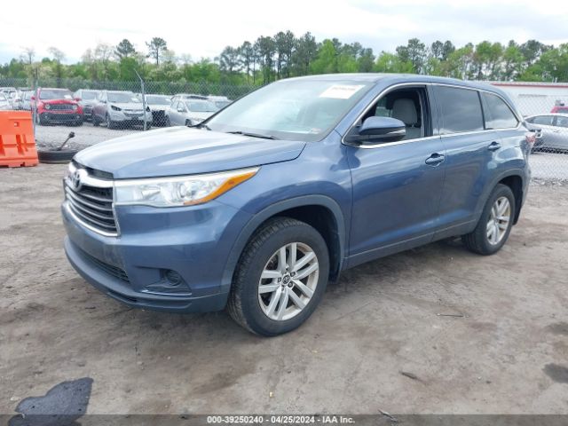 Photo 1 VIN: 5TDBKRFH8GS268709 - TOYOTA HIGHLANDER 