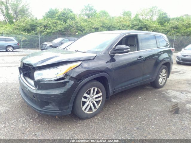 Photo 1 VIN: 5TDBKRFH9ES009515 - TOYOTA HIGHLANDER 