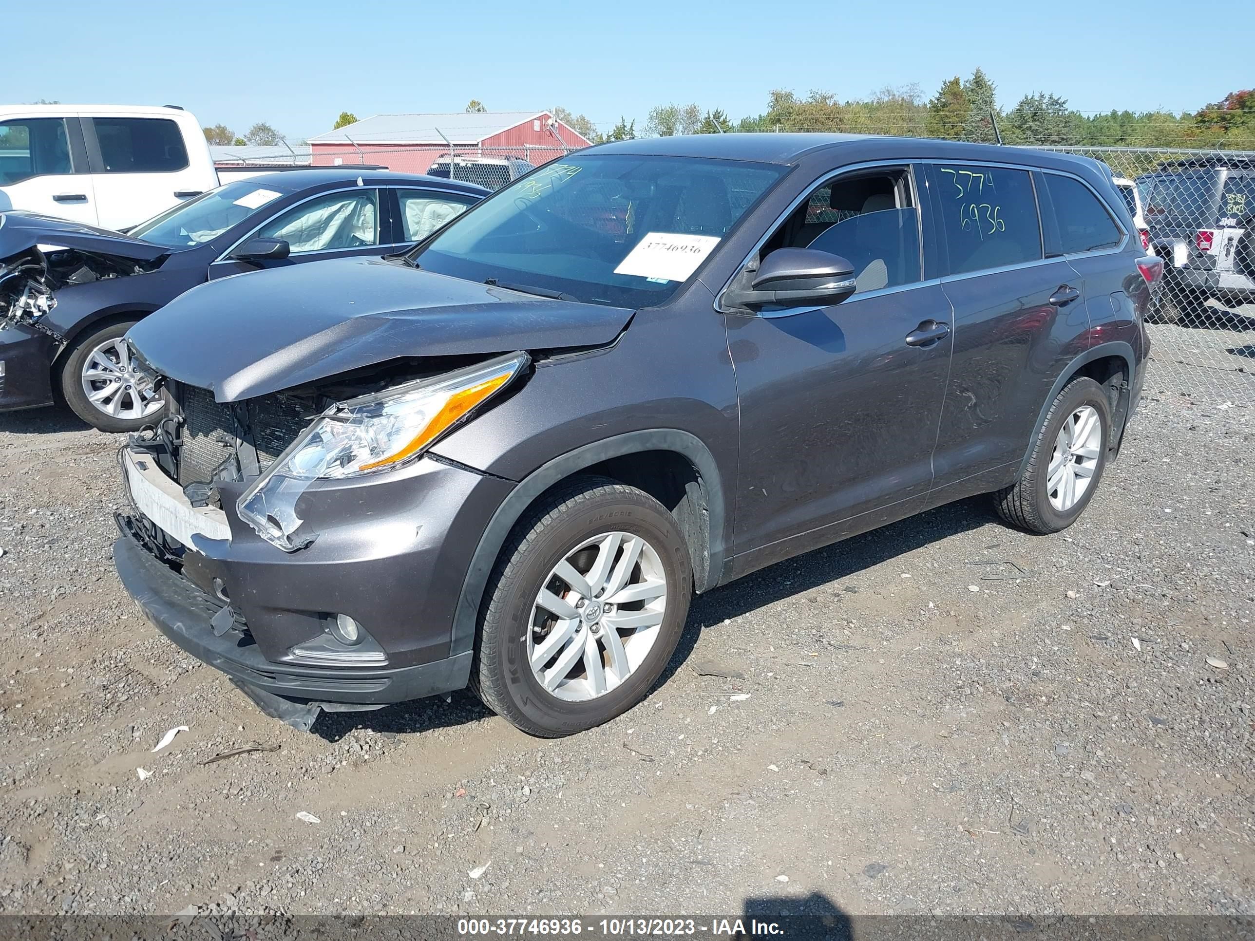 Photo 1 VIN: 5TDBKRFH9FS128232 - TOYOTA HIGHLANDER 