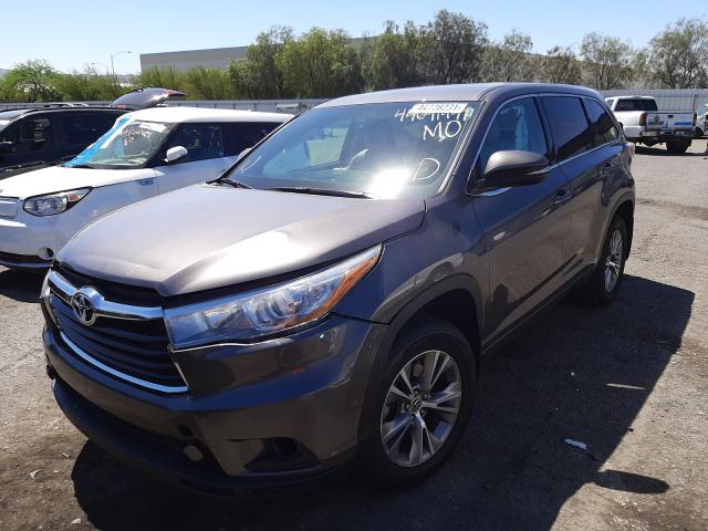 Photo 1 VIN: 5TDBKRFH9GS235119 - TOYOTA HIGHLANDER 