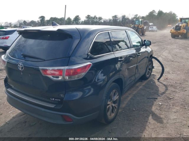 Photo 3 VIN: 5TDBKRFH9GS259324 - TOYOTA HIGHLANDER 