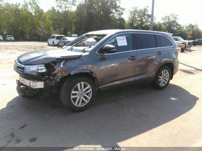 Photo 1 VIN: 5TDBKRFHXGS353020 - TOYOTA HIGHLANDER 