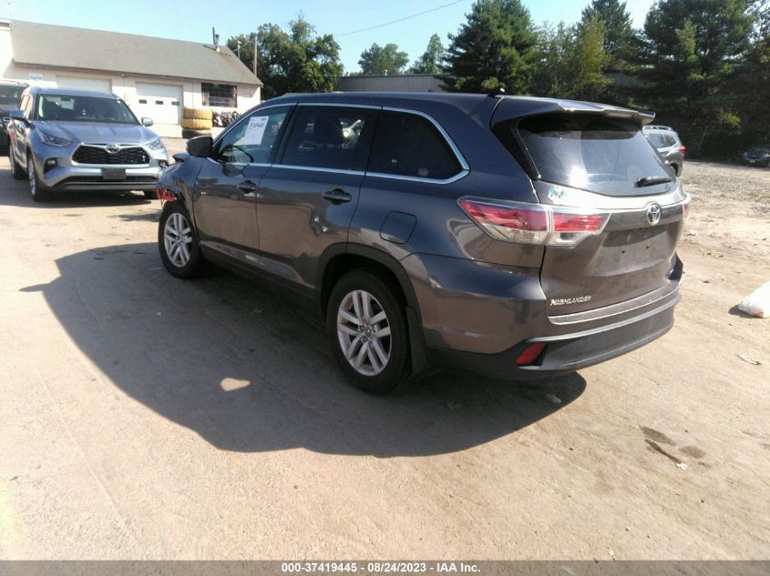 Photo 2 VIN: 5TDBKRFHXGS353020 - TOYOTA HIGHLANDER 